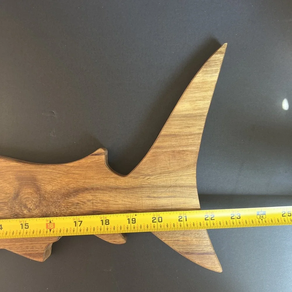 Funny Shark Coochie Board Shark-Shaped Wood Charcuterie Cutting Board 23